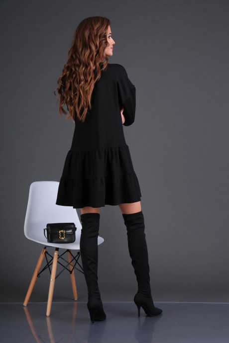 Платье DoMira 01-570 черный размер 42-48 #4