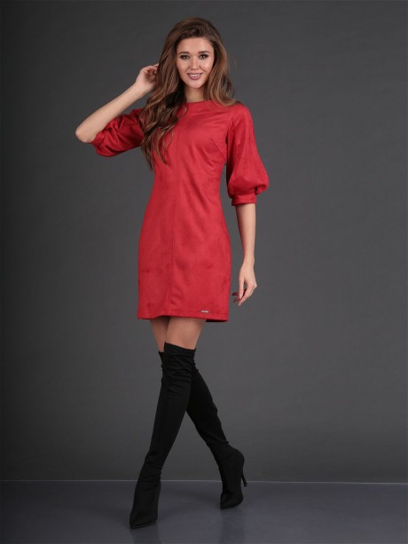 Вечернее платье DoMira 01-577 красный размер 42-48 #1