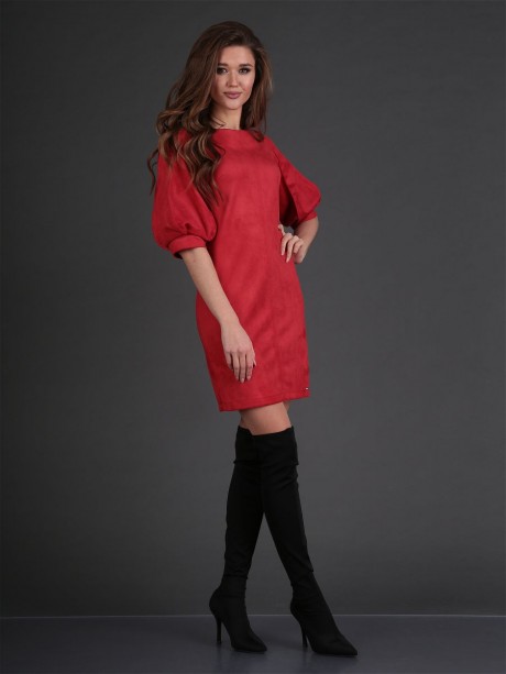Вечернее платье DoMira 01-577 красный размер 42-48 #2