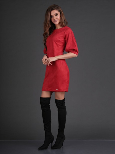 Вечернее платье DoMira 01-577 красный размер 42-48 #3