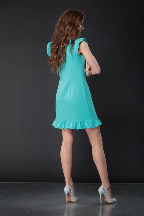 Платье DoMira 01-597 мятный размер 42-48 #4