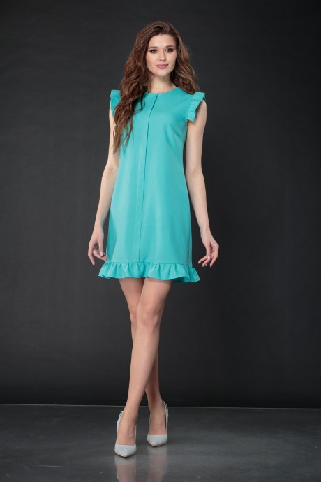 Платье DoMira 01-597 мятный размер 42-48 #6