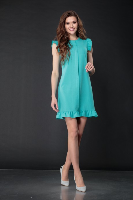 Платье DoMira 01-597 мятный размер 42-48 #7