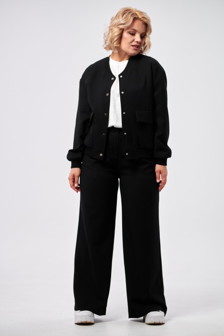 Жакет (пиджак) AMUAR 1004-1 черный размер 48-52 #5