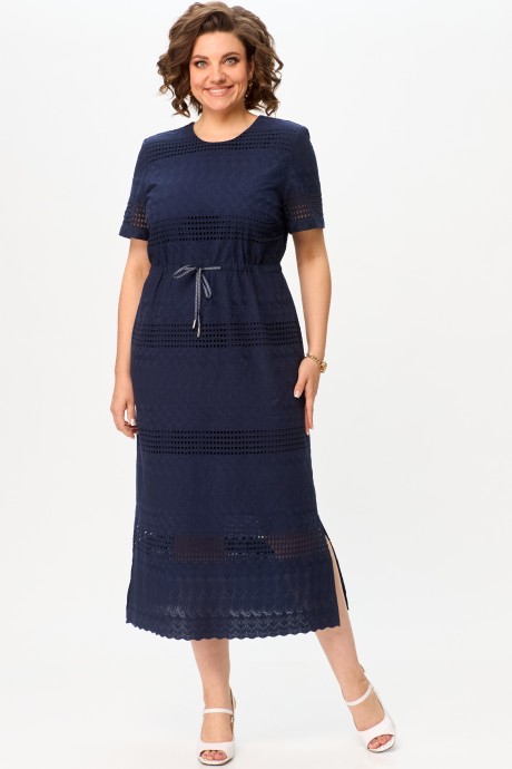 Платье AMUAR 1011 Темно-синий размер 50-54 #3