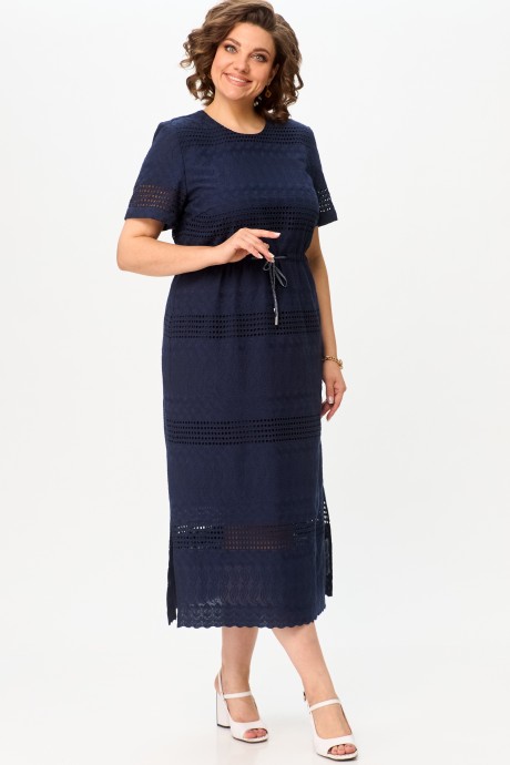 Платье AMUAR 1011 Темно-синий размер 50-54 #4