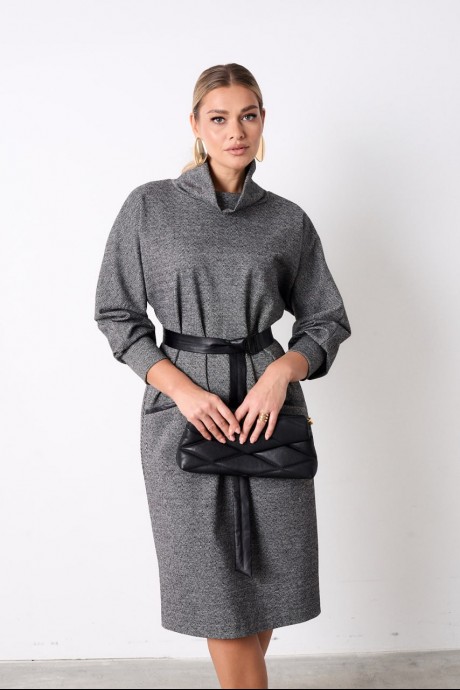 Платье AMUAR 1092 серый размер 48-56 #4