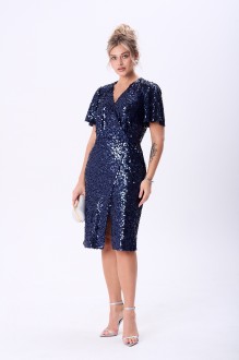 Вечернее платье AMUAR 1088 синий