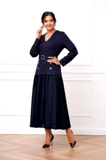 Платье AMUAR 1099 темно-синий