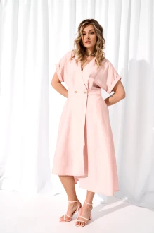 Платье AMUAR 1126 пудровое