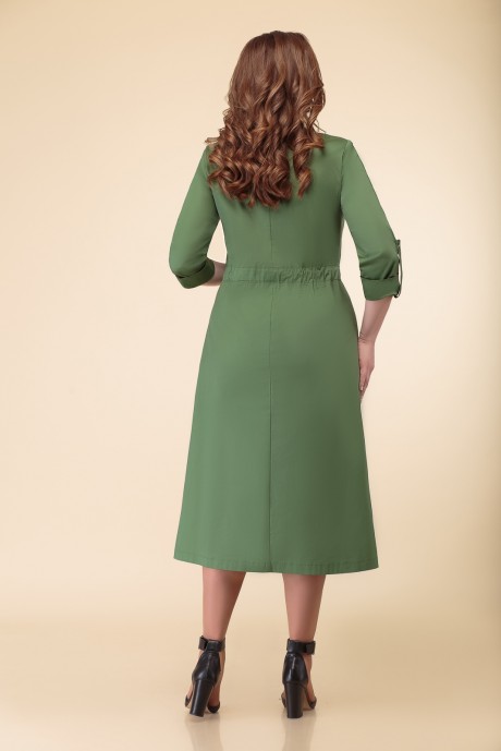 Платье Дали 2490 зелень размер 46-56 #2