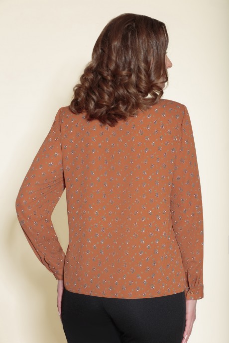 Блузка Дали 2525 коричневый размер 48-56 #2