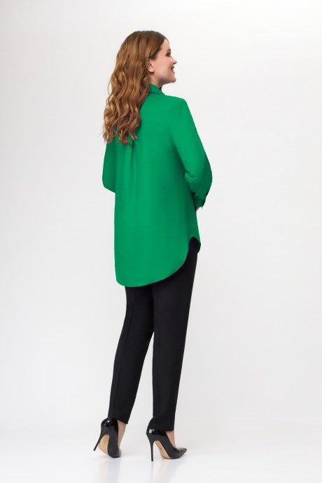 Блузка Дали 4490 зелень размер 46-56 #4