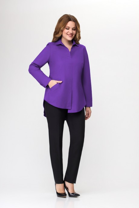 Блузка Дали 4490 фиолетовый размер 46-56 #2