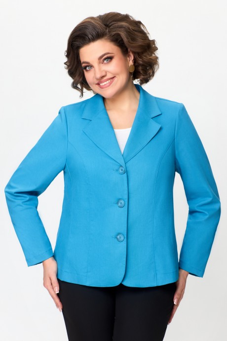 Жакет (пиджак) Дали 4415.1 голубой размер 50-58 #1