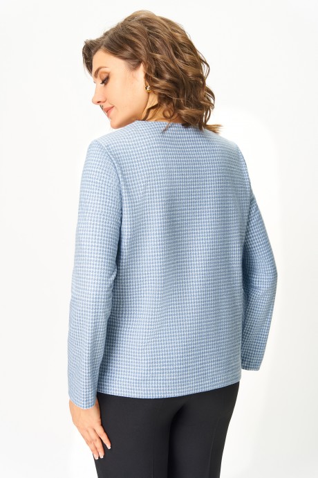 Джемпер (кофта) Дали 4440 голубой размер 48-56 #4