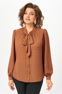 Блузка Дали 7011 коричневый