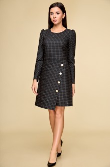 Платье Дали 3553 клетка