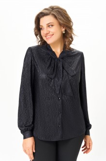 Блузка Дали 7050 черный фиолет