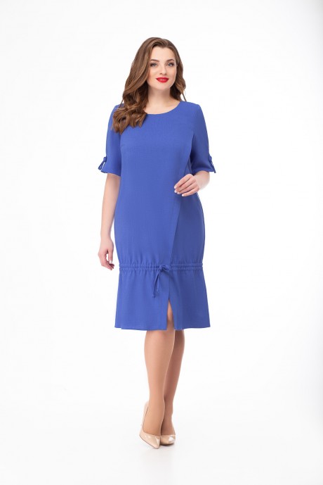 Платье Кокетка и К 713 -2 синий размер 48-54 #2