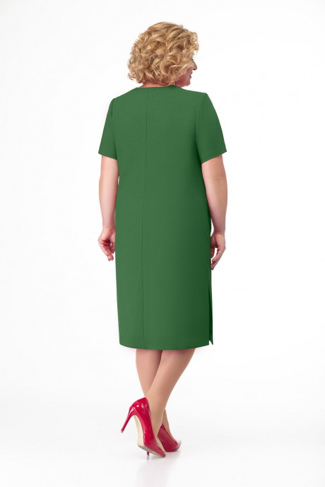Платье Кокетка и К 748 зеленый размер 54-58 #2