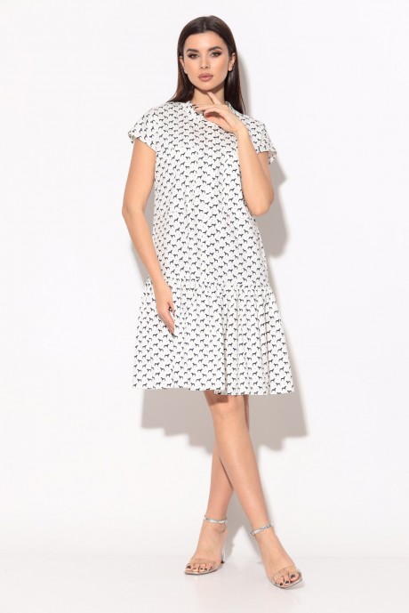 Платье Кокетка и К 840 белый размер 44-50 #1