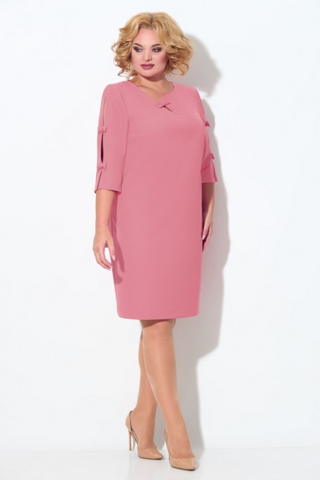 Платье Кокетка и К 864 /1 бледно-розовый размер 52-56 #1