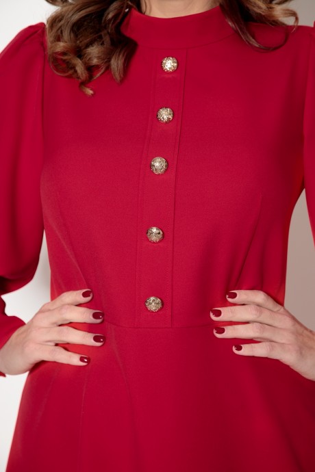 Платье Кокетка и К 888 красный размер 46-50 #6