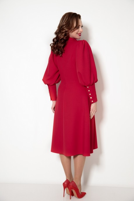 Платье Кокетка и К 888 красный размер 46-50 #7