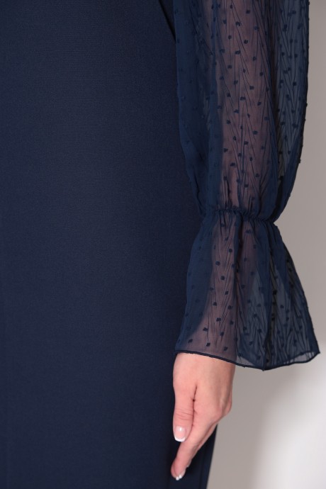 Платье Кокетка и К 890 синий размер 48-52 #5