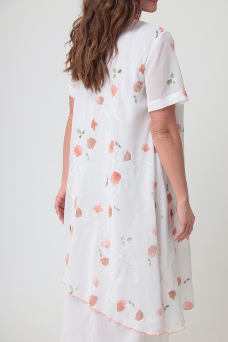 Платье Ликвидация Anastasia Mak 1043 белый размер 62 #5