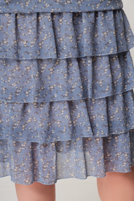 Платье Ликвидация Swallow 578 Небесный голубой размер 52 #5