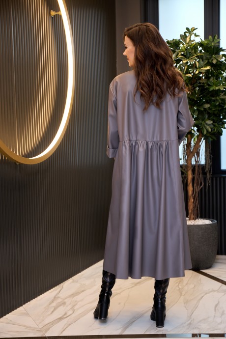 Платье Ликвидация Anastasia Mak 942 серый размер 50 #3