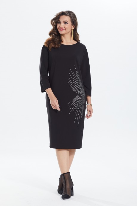 Платье Ликвидация MALI 422-085 черный размер 54 #1