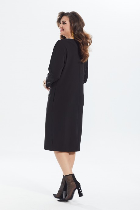 Платье Ликвидация MALI 422-085 черный размер 54 #9