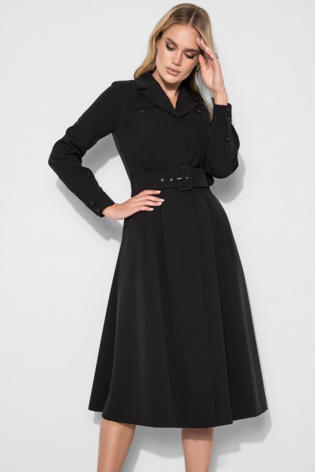 Платье Ликвидация ЮРС 610 черный размер 50 #2