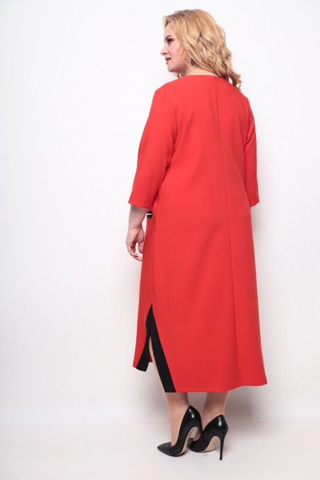 Платье Ликвидация Michel Chic 2073 красный размер 58 #5