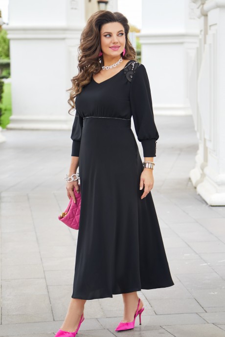 Платье Ликвидация Vittoria Queen 17223 черный размер 50 #3