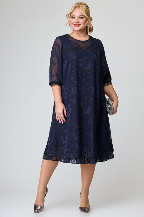 Платье Ликвидация ALGRANDA (Novella Sharm) 3814 -6 синий размер 64 #2