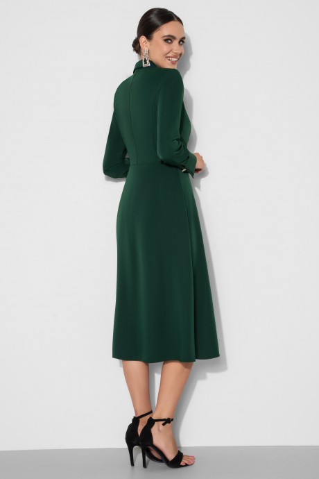 Платье Ликвидация ЮРС 23-921-2 зеленый размер 52 #4