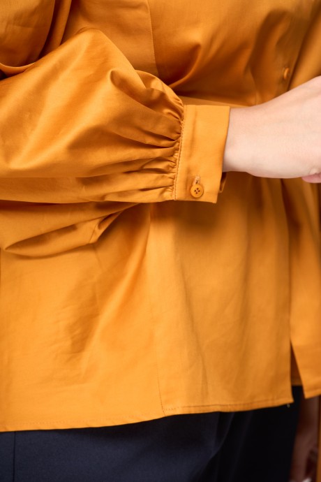 Блузка Ликвидация ANDINA CITY 5003 оранжевый размер 54 #3