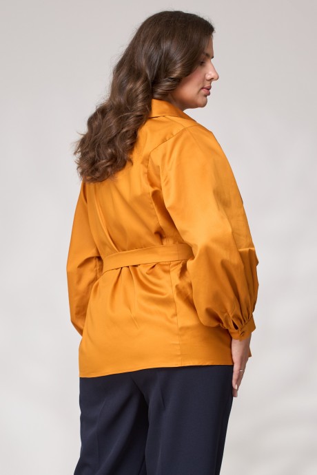 Блузка Ликвидация ANDINA CITY 5003 оранжевый размер 54 #4