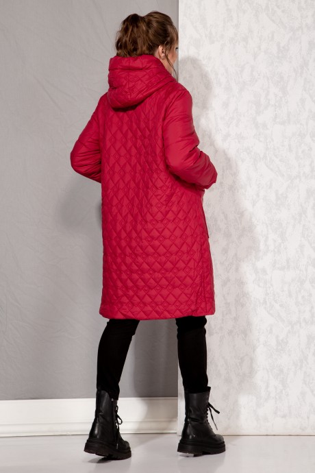 Пальто Ликвидация Beautiful&Free 4085 красный размер 54 #2