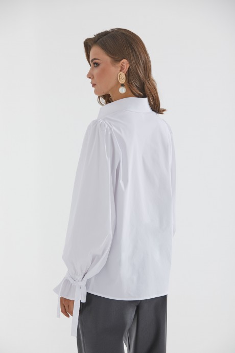 Блузка Ликвидация Люше 3189 Белый размер 52 #4