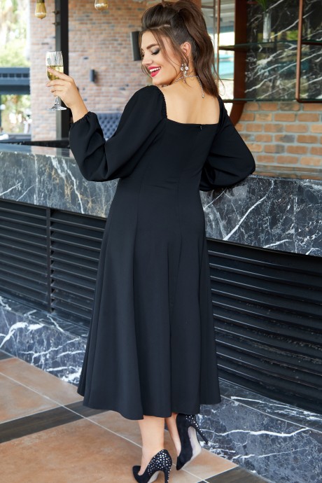 Вечернее платье Ликвидация Vittoria Queen 14943 чёрный размер 50 #3