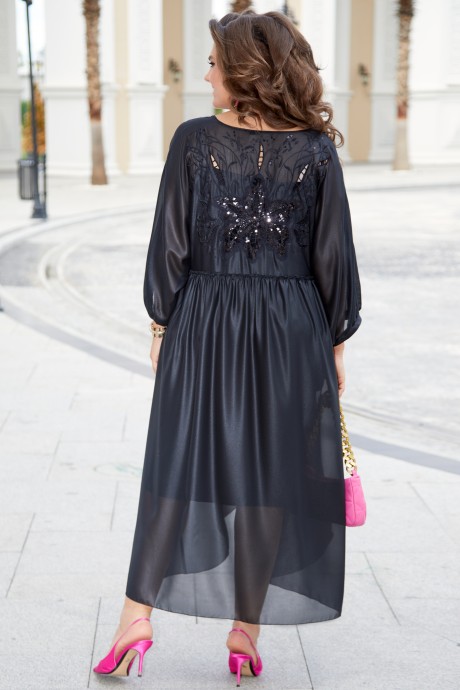 Вечернее платье Ликвидация Vittoria Queen 17343 черный размер 54 #3