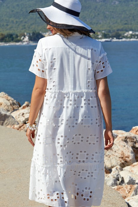 Платье Ликвидация Vittoria Queen 15013 /1 белый размер 58 #3