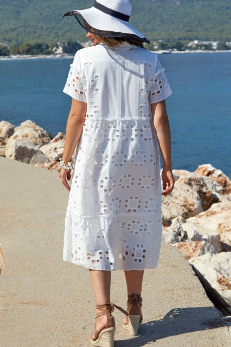 Платье Ликвидация Vittoria Queen 15013 /1 белый размер 58 #4