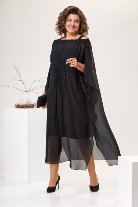 Вечернее платье Ликвидация Romanovich Style 2433 черный размер 54 #2