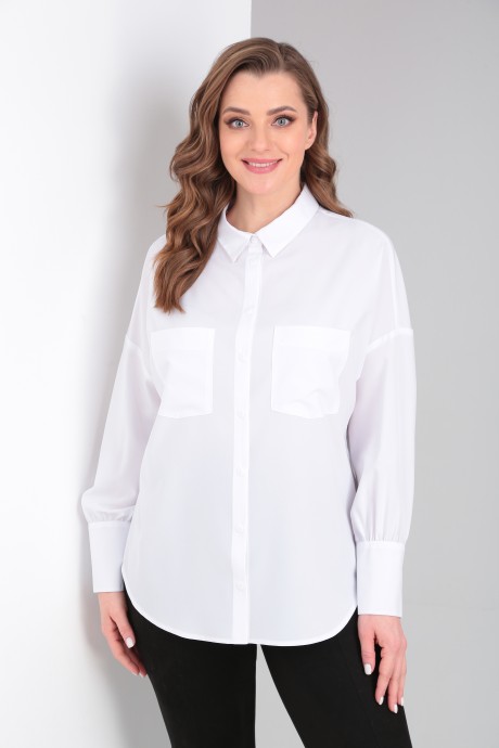 Рубашка Ликвидация MODEMA 525 /2 белый размер 54 #1